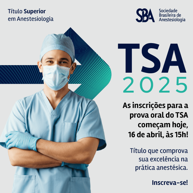 Estão abertas as inscrições para a Prova Oral TSA – 1º semestre de 2025